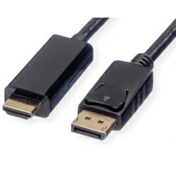 Roline DisplayPort kabel, DP - UHDTV, M/M, 3.0m, crni