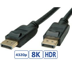 Roline DisplayPort kabel v1.4, DP-DP M/M, 8K, 5.0m, crni