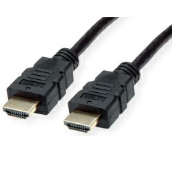 Roline HDMI kabel sa mrežom, HDMI M - HDMI M, TPE, fleksibilan, 1.0m