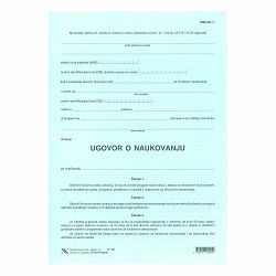 XI-4-123/UN Ugovor o naukovanju za kvalifikaciju (plavi) Prilog 1.