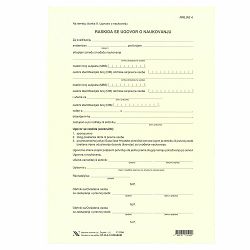 XI-4-141/R Raskid ugovora o naukovanju za kvalifikaciju (žuti) Prilog 4.