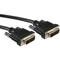 Roline VALUE DVI kabel, DVI-D (24+1) Dual Link, M/M, 5.0m, crni