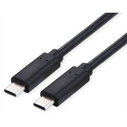 Roline VALUE USB2.0 kabel TIP C-C M/M, 100W, 3.0m, crni