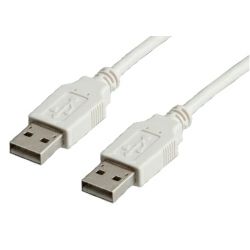 Roline VALUE USB2.0 kabel TIP A-A M/M, 1.8m, bijeli