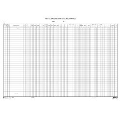 XII-5 HOTELSKI DNEVNIK; List, 59,4 x 42 cm