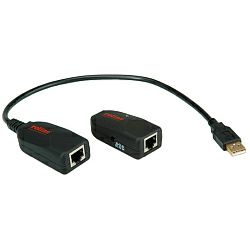 Roline USB2.0 Extender over RJ-45 (do 50m), crni