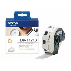 BROTHER DK11218 roundly labels white, DK11218