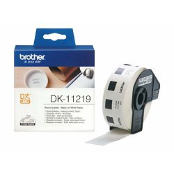 BROTHER DK11219 roundly labels 12mm