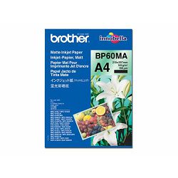 BROTHER BP60MA inkjet paper A4 matt 25sh, BP60MA