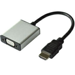 Roline VALUE adapter/kabel HDMI - VGA+Audio, M/F, (Stereo), 0.15m