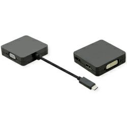 Roline VALUE adapter USB3.1 Type C - VGA/DVI/HDMI/DP