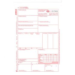 XIII-29 MEĐUNARODNI TOVARNI LIST (CMR); Komplet 7 listova (1+6), 21 x 31,5 cm
