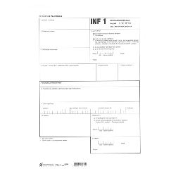 XIII-147 INF1 INFORMATIVNI OBRAZAC - UNUTARNJA PROIZVODNJA INF1; List, 21 x 29,7 cm