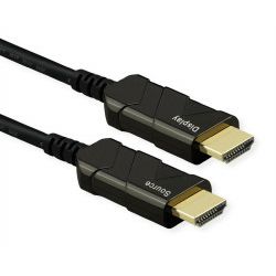 Roline HDMI 8K Ultra HD aktivni, optički kabel (AOC), M/M, 30 m