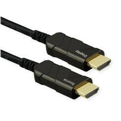 Roline HDMI 8K Ultra HD aktivni, optički kabel (AOC), M/M, 15 m