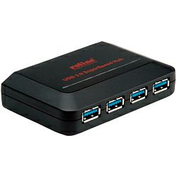 Roline Hub 4-porta USB3.0 sa napajanjem, USB 3.2 Gen1