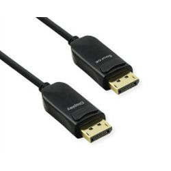 Roline VALUE DisplayPort kabel v1.4 (AOC), M/M,15m, crni