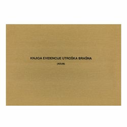 XV-35 KNJIGA EVIDENCIJE UTROŠKA BRAŠNA (KEUB); Knjiga 48 stranica, 42 x 29,7 cm
