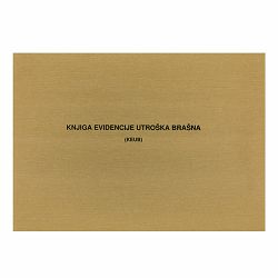 XV-35 KNJIGA EVIDENCIJE UTROŠKA BRAŠNA (KEUB); Knjiga 48 stranica, 42 x 29,7 cm