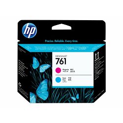 HP 761 printhead magenta + cyan