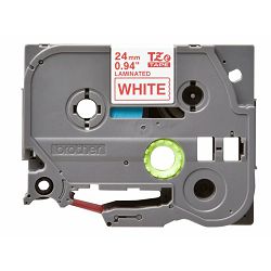 BROTHER TZE252 tape red/white 24mm 8m, TZE252