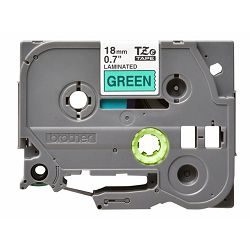 BROTHER TZE741 tape black/green 18mm 8m, TZE741