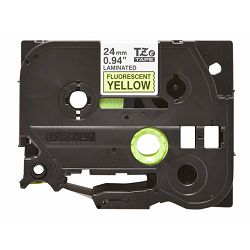 BROTHER TZEC51 black/neonyellow 24mm 5m TZEC51