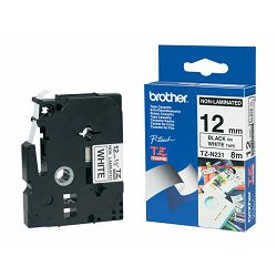 BROTHER TZEN231 12mm BLACK ON WHITE ADH TZEN231