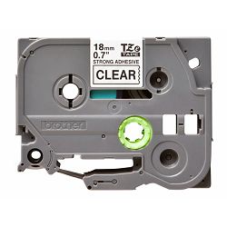 BROTHER TZES141 18mm BLACK ON CLEAR ADH, TZES141