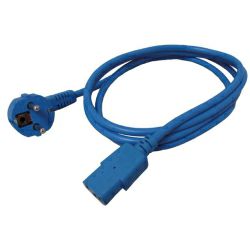 Roline naponski kabel, ravni IEC320 C13, 1.8m, plavi