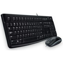 Logitech MK120 tipkovnica+miš, USB, crna (920-002549)