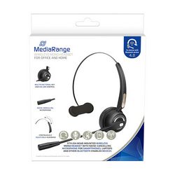 MediaRangeBluetoothslušalicasmikrofonomnaglavna,crna,MROS305