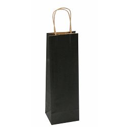 Vrećica boca natron-ručka crna 10x10x36cm 75230 P10/250