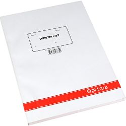 Teretni list VI-56/B-L /NCR blok A4 3x50l perf L OPTIMA