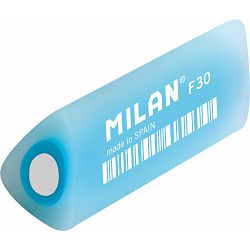 Gumica MILAN F30 Cristal prozirna plava trokutasta P30/120