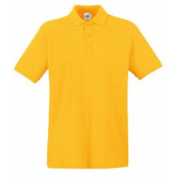 Majica FOL Polo Premium KR 180g žuta sun   S P36
