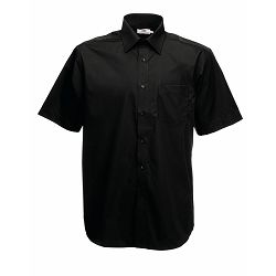 Košulja FOL KR 120g Poplin Shirt crna S P12 NETTO 50%