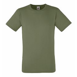 Majica T-shirt KR Slim Fit T 185g classic olive S P72 NETTO 50%
