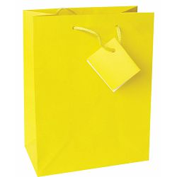 Vrećica XL jednobojna mat žuta 33x45,7x10,2 71458 P12/144