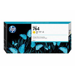 HP 764 300ml Yellow Ink Cartridge, C1Q15A