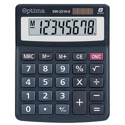 Kalkulator OPTIMA SW-2210-8A mali 8 mjesta 25250 bls  P30/60