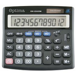 Kalkulator OPTIMA SW-2242DM 12mjesta 25251 bls P30/60