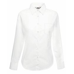 Košulja FOL DR 135g Lady fit Poplin Shirt bijela L P12
