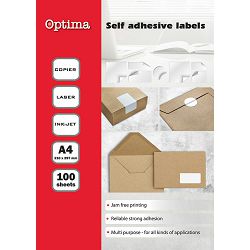 Etikete IJ-Laser A4 99,1x93,1 100E - 6 OPTIMA P10