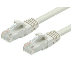 Roline VALUE UTP mrežni kabel Cat.6 halogen-free, sivi, 0.5m