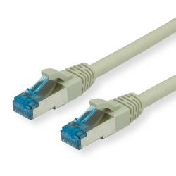 Roline VALUE S/FTP mrežni kabel Cat.6a, sivi, 0.3m