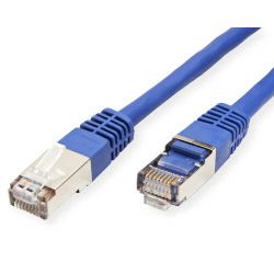 Roline VALUE S/FTP (PiMF) mrežni kabel oklopljeni Cat.6, 3.0m, plavi