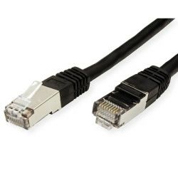 Roline VALUE S/FTP (PiMF) mrežni kabel oklopljeni Cat.6, 5.0m, crni
