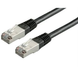 Roline VALUE S/FTP (PiMF) mrežni kabel oklopljeni Cat.6, 10m, crni