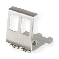 Roline VALUE DIN rail adapter, za 2 Keystone modula, prazni 